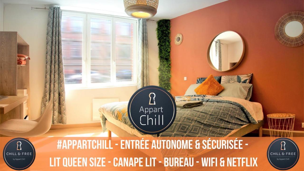 Appart Chill & Free - Proche Centre Valenciennes - Parking Gratuit Exterior foto